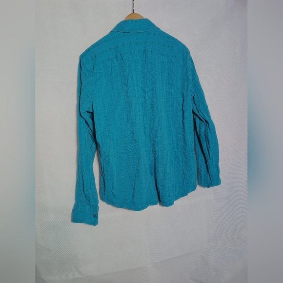 AX sz M Blue Button-Up Shirt By Armani Exchange - Picture 2 of 7